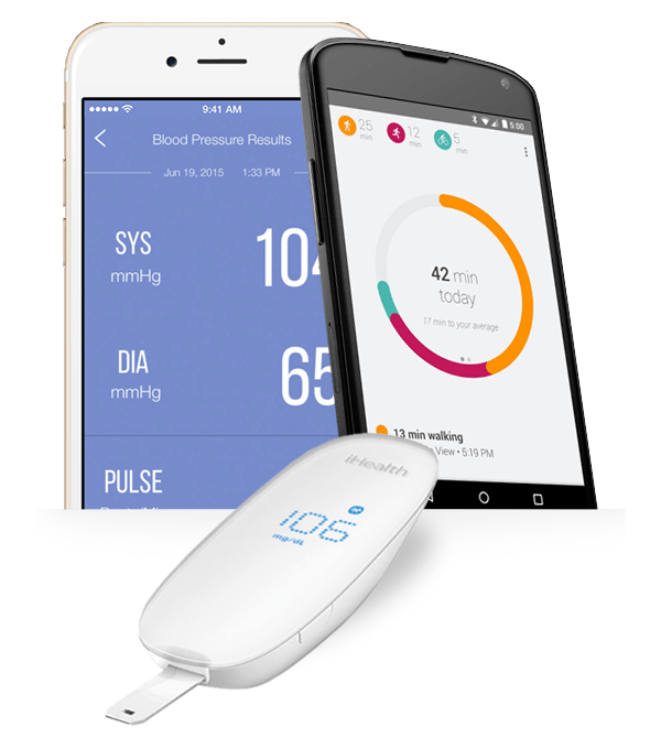 Integrates with home health devices