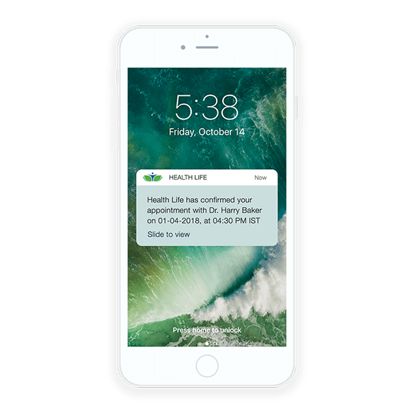 Push Notifications. SMS. Email