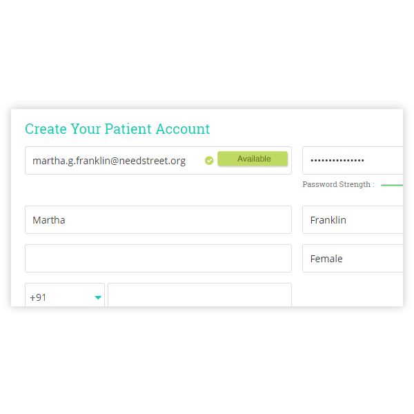 Easy patient registration