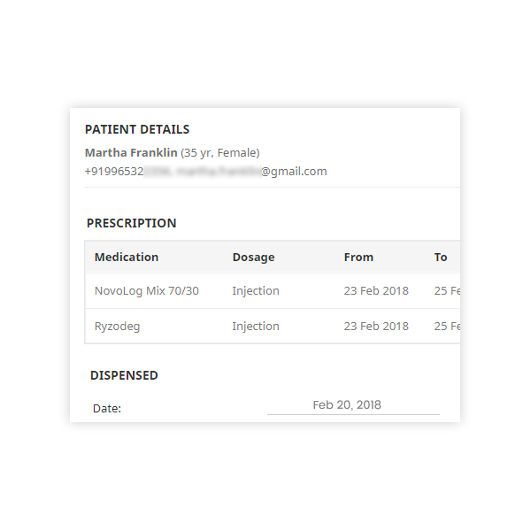 Easier adherence to treatment
